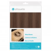 silhouette wood sheet paper