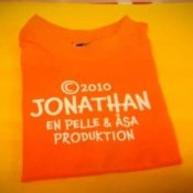 namntryck tröja orange